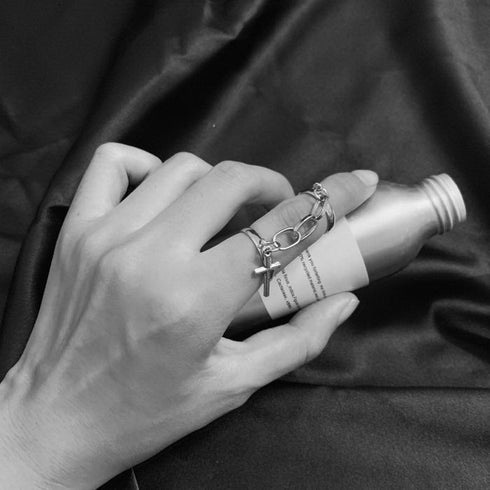 Siamese Personality Exaggeration Ring Jewellery