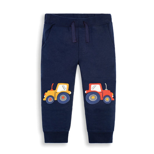 Boys Dual-Truck Printed Trousers