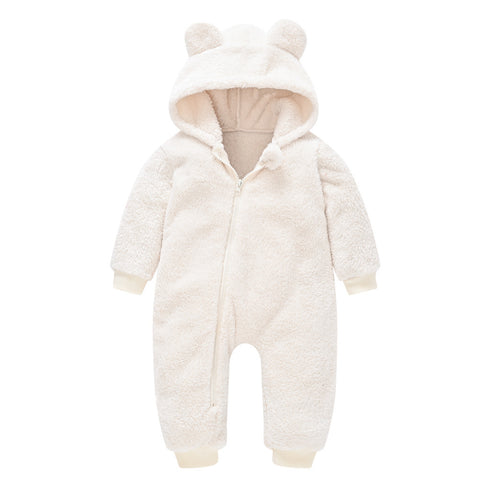 Baby's Cute Wool Sweater Jumpsuit