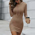 Women's Long Knitted Sweater Dress