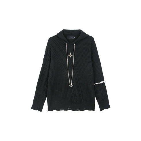 Sparkle knitted Hoodie