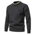 Mens Warm Knitted Bottoming Shirt
