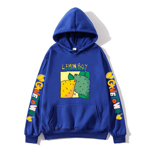 Cavetown Lemon Boy Cartoon Print Hoodies
