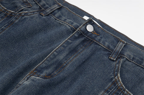 Unisex Ripped Denim Trousers