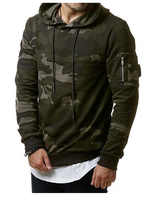 Camouflage Hoodies Men New Trendy Fashion Hoodie