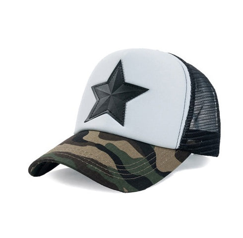 Pentagram Baseball Camouflage Cap