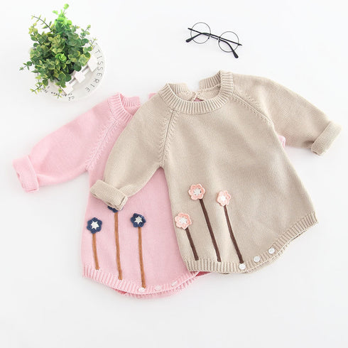 Baby knit Romper