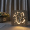 Guitar Saxophone Violin Music Note 3D Lamp