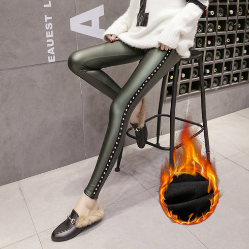 Women's Rivet feet Leggings