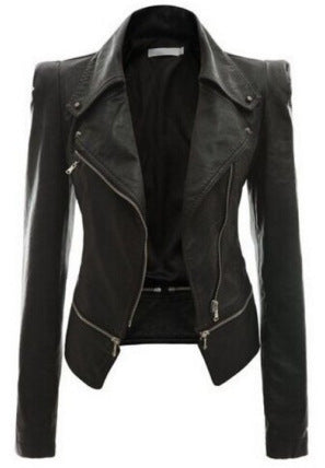Ladies Long Sleeve Motorcycle leather
