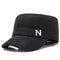 Flat top men's cap