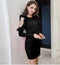 Women's Knee length sleeve cut Party Dress