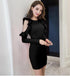 Women's Knee length sleeve cut Party Dress