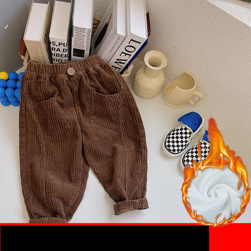 Children's Cotton Corduroy Trousers