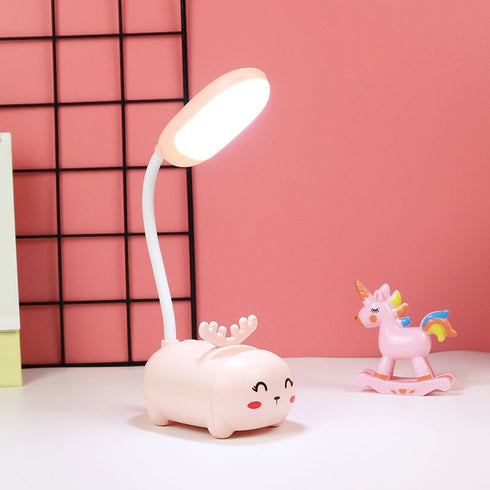 Girl heart led table lamp