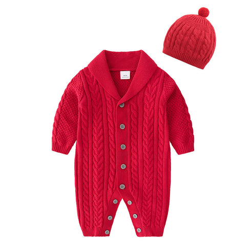 Babies Cotton knit Jumpsuit