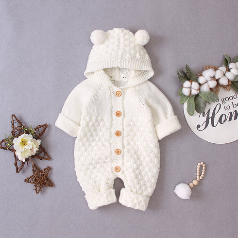 Baby's Soft knitted jumpsuit