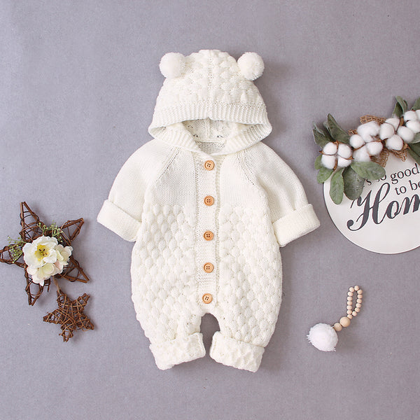 Baby's Soft knitted jumpsuit