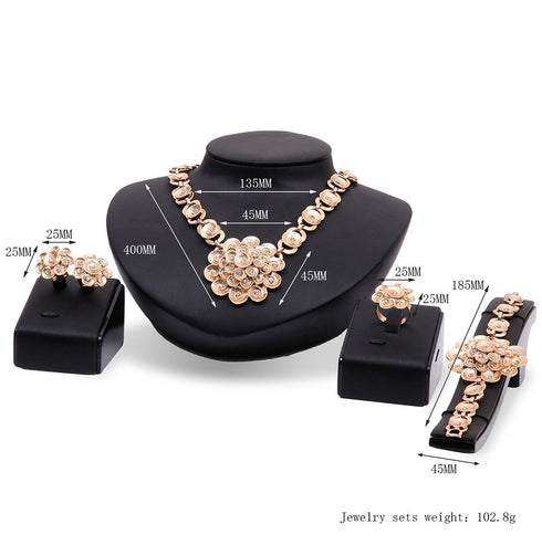 Four-piece Alloy Jewellery Set