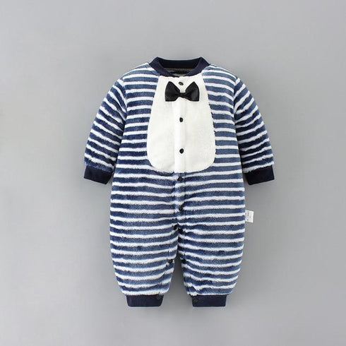 Baby flannel Warm jumpsuit