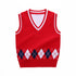 Diamond vest children's sweater