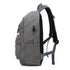 Canvas USB rechargeable backpack