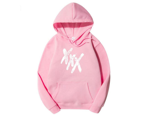 Triple Cross Plush Hooded sweater