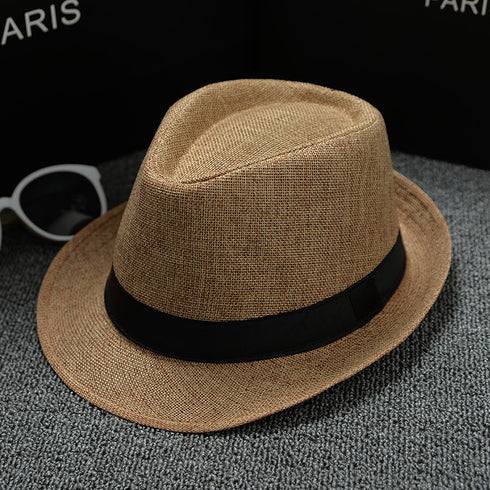 Solid color small Jazz hat