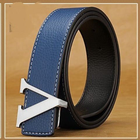 "V" Letter belt men