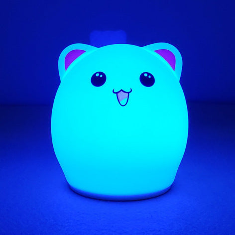 Cartoon silicone clapping lamp