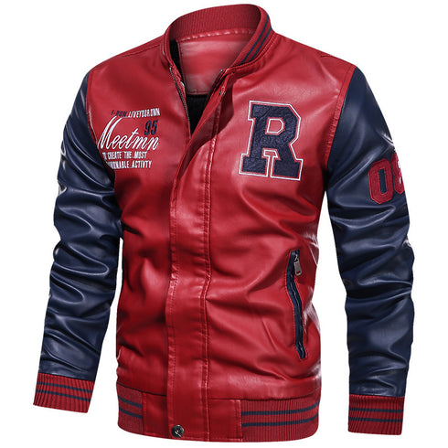 Men's Motorcycle and Baseball Jacket