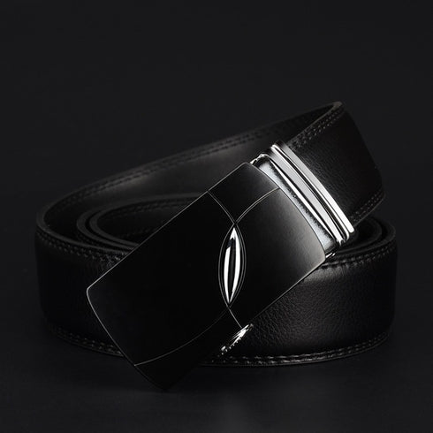Business belt with automatic buckle