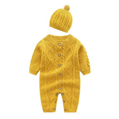 Babies Cotton knit Jumpsuit