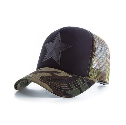 Pentagram Baseball Camouflage Cap