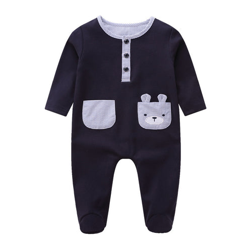 Baby's Bear pocket jumpsuit