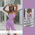 Women Sports Gym Yoga Seamless Jumpsuit