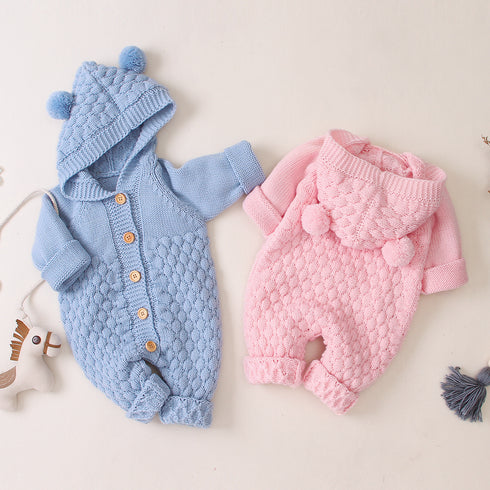 Baby's Soft knitted jumpsuit