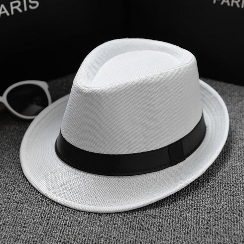Solid color small Jazz hat