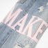 Girls Ripped Beggar Denim Trousers