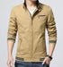 Men Washed Pure Cotton Brand-Clothing Jackets