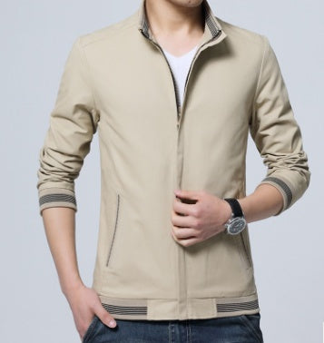Men Washed Pure Cotton Brand-Clothing Jackets