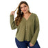 Women's knitted Big Blouse shirts