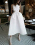 Women's waist pleated bowed Dress