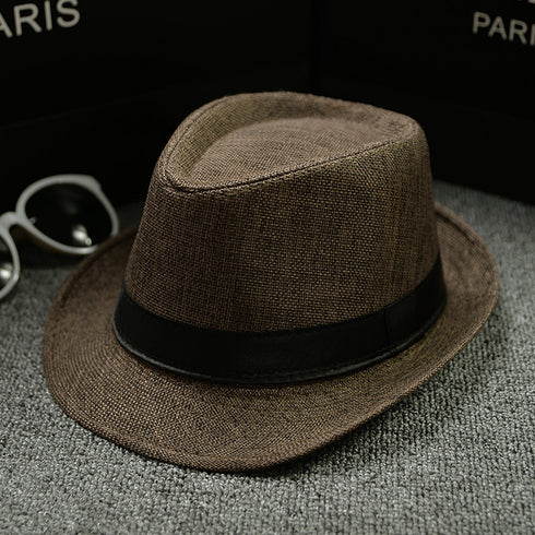 Solid color small Jazz hat