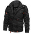 Detachable Hooded Fleece-lined Thickened Washed Coat Casual Jacket