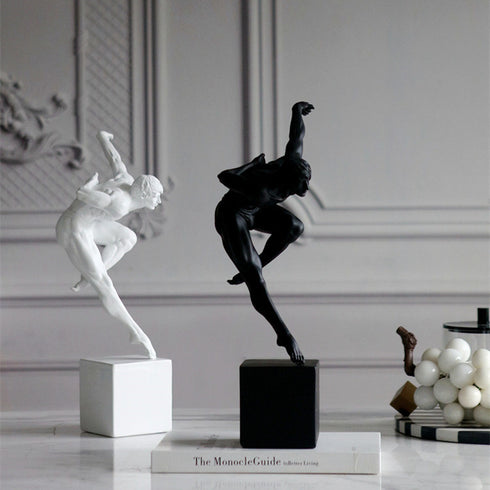 Muscular Athletic Male Sculpture Home Decor