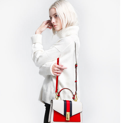 Color-Block ladies handbags
