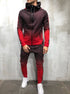Moomphya Gradient Zipper Men hoodies
