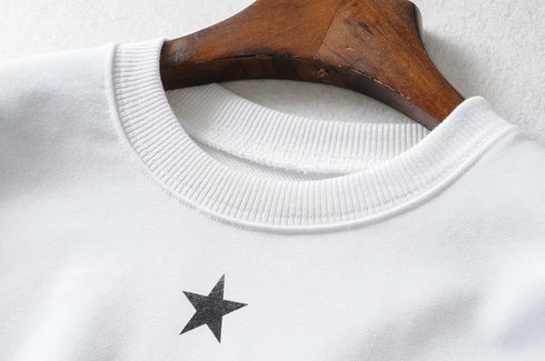 Women's Printed Kong-Sleeved Sweat Shirt