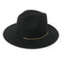 Women's Trendy Jazz Hats with Gold Buckle